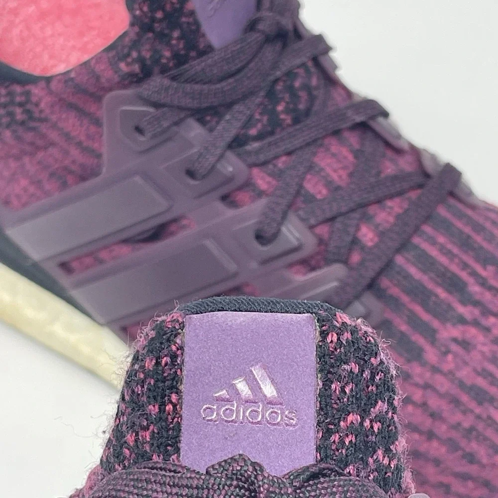 Adidas Ultra Boost 3.0 Running‎ Shoes Womens 9 Red Purple Sneakers Trainers